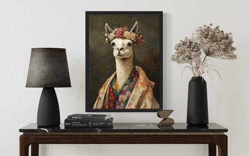 Llama Art Print Poster 1