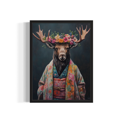 Moose Art Print Poster