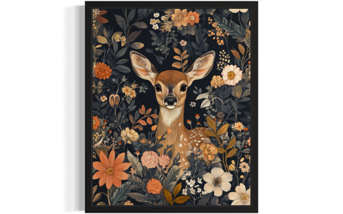 Deer Art Print Poster