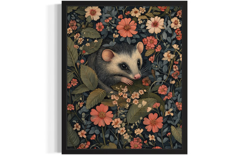 Opossum Art Print Poster