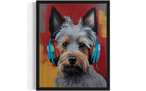 Silky Terrier Art Print Poster