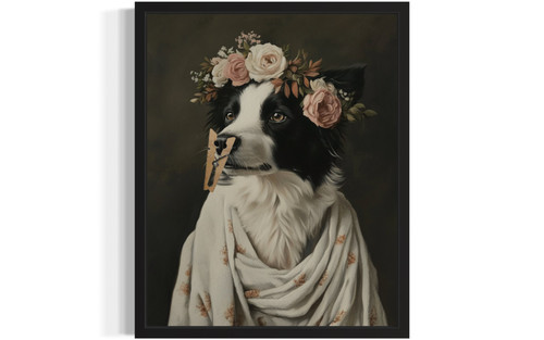Border Collie Art Print Poster