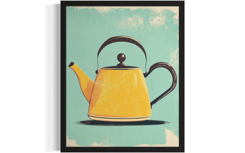Tea Kettle Art Print Poster