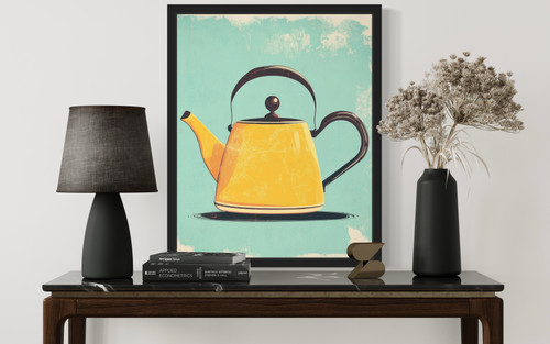 Tea Kettle Art Print Poster