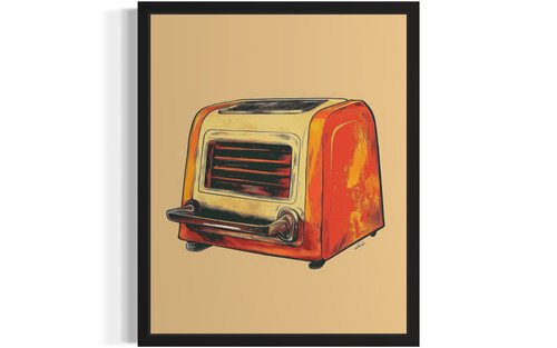 Toaster Art Print Poster