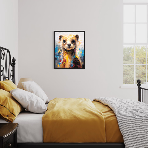 Weasel Art Print  Poster