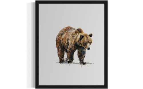 Grizzly Bear Art Print Poster