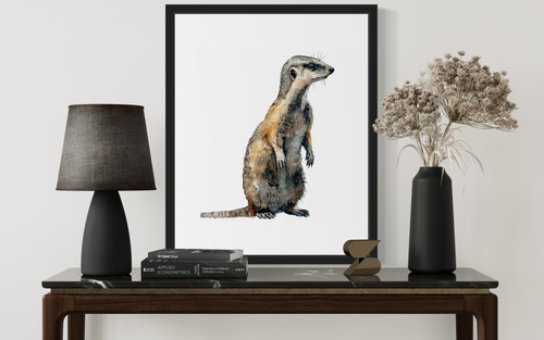 Mongoose Art Print Poster