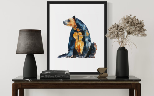 Sun Bear Art Print Poster
