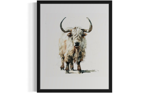 Yak Art Print Poster