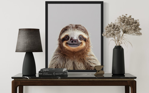 Sloth Art Print Poster 3