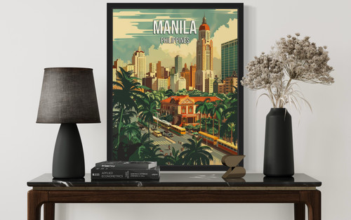Manila Philippines Art Print Poster