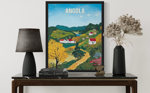 Angola Art Print Poster