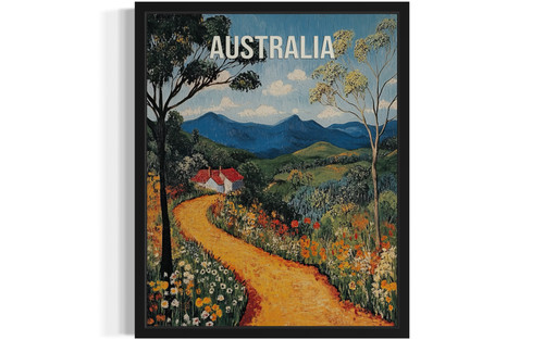 Australia Art Print Poster