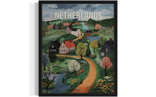 Netherlands  Art Print Poster