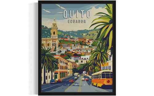Quito Ecuador Art Print Poster