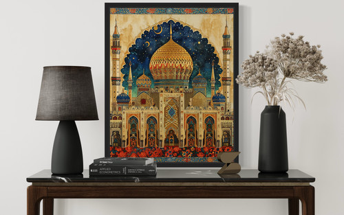 Islamic Building Art Print  Poster