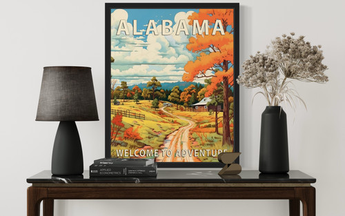 Alabama Scenery Art  Print Poster