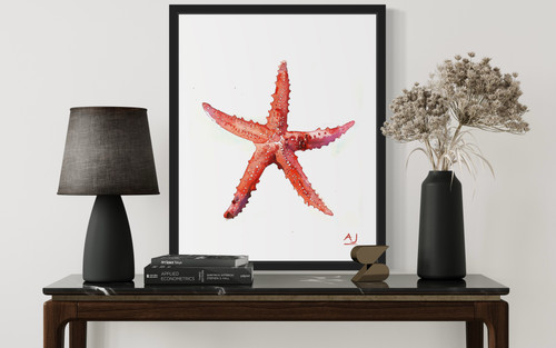 Starfish Art  Print Poster