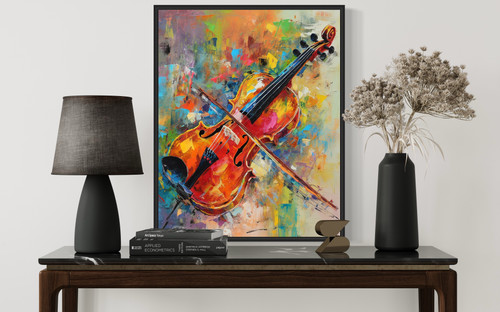 Violin Art Print Poster