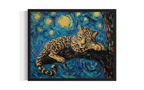 Leopard Art Print Poster