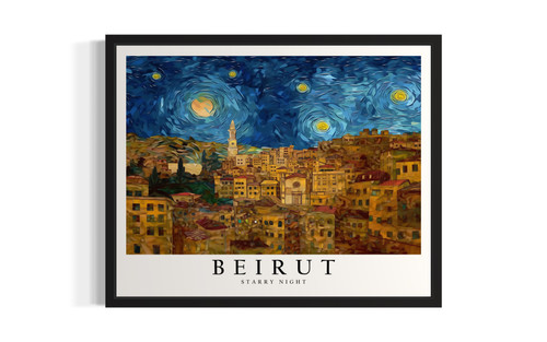 Beirut by Van Gogh Art Print Poster