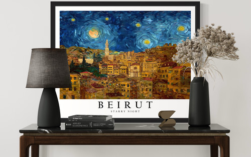 Beirut by Van Gogh Art Print Poster