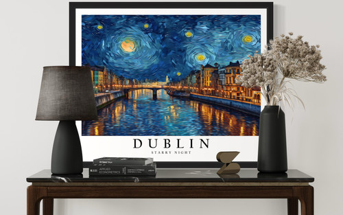 Dublin by Van Gogh Art Print Poster