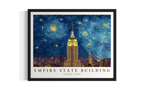 Empire state Art Print Poster