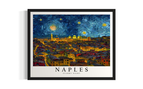 Naples by Van Gogh Art Print Poster