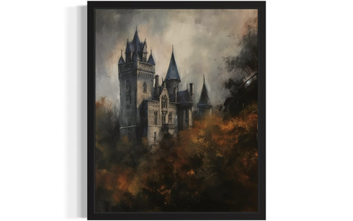 Old Castle  Art Print Poster