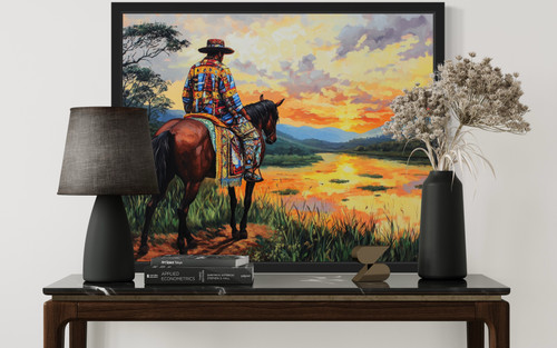 Brazil Man Art Print Poster