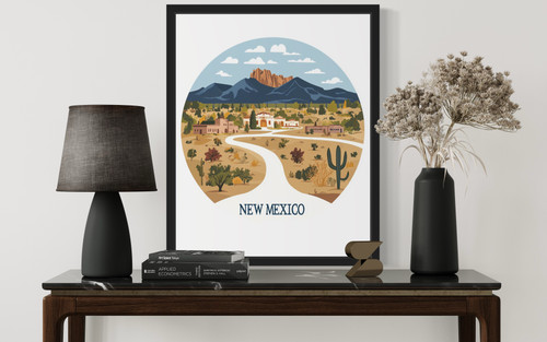 New Mexico Art Print Poster 1