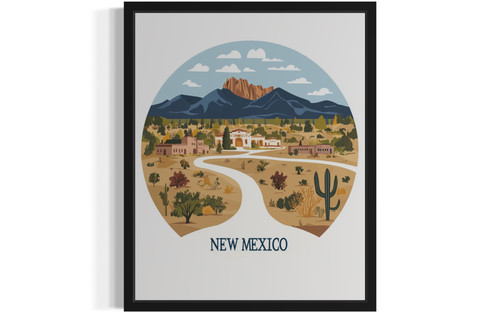 New Mexico Art Print Poster 1