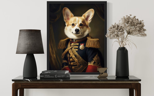 Corgi General Art Print Poster