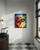 Labrador Retriever Colorful Abstract Art Print Poster