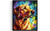 Labrador Retriever Colorful Abstract Art Print Poster