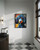 Poodle Colorful Abstract Art Print Poster