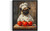 Pug Chef Kitchen Art Print Poster
