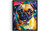 Pug Colorful Abstract Art Print Poster