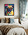 Pug Colorful Abstract Art Print Poster