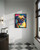 Pug Colorful Abstract Art Print Poster