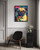 Pug Colorful Abstract Art Print Poster
