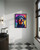 Rottweiler Colorful Abstract Art Print Poster