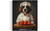 Saint Bernard Chef Kitchen Art Print Poster