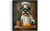 Schnauzer Chef Kitchen Art Print Poster