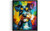 Schnauzer Colorful Abstract Art Print Poster