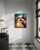 Shih Tzu Colorful Abstract Art Print Poster