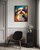 Shih Tzu Colorful Abstract Art Print Poster