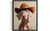 Weimaraner Cowboy Hat Art Print Poster
